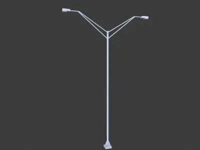 Street Lights Pack Low-poly 3D model