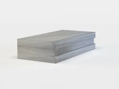 Side platform Low-poly 3D model