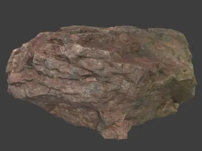 Meg Stone Low-poly 3D model