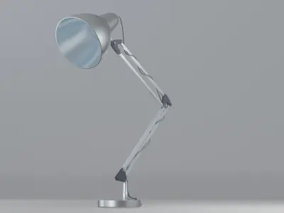 Simple Desk Lamp Free 3D model