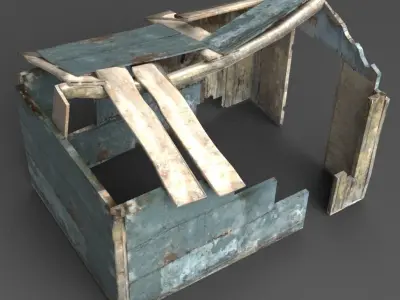 Junk town 3D model