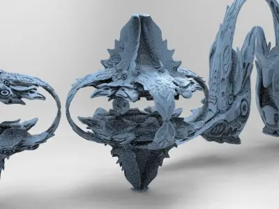 Wraith Hive base 3 models 3D model