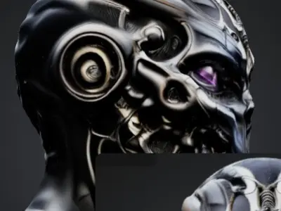 Cyber Sentinel The Cosmic Sheep of Starhaven 3D model