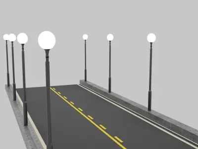 light 3D model 16