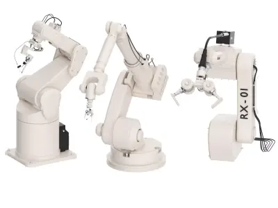 Mechanical ARM Low-poly 3D model Low-poly