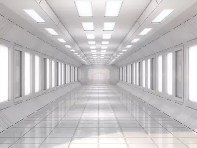 Sci Fi Corridor 3D model