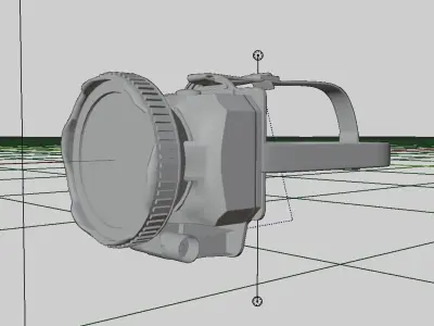 headlamp flashlight 3D model