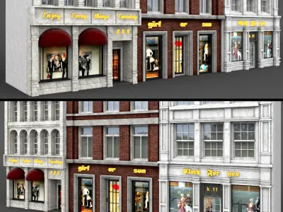 face for background vol5 3D model