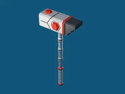 Sci Fi Hammer 05 3D print model