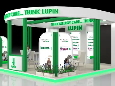 6m x 6m Booth Design Texture