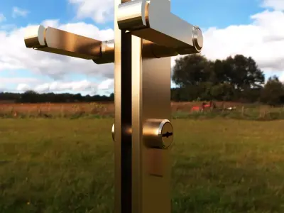 door lock Free low-poly 3D model