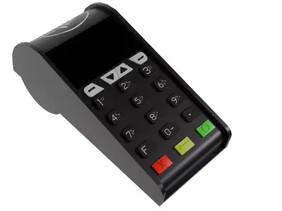 Pos Terminal Low-poly 3D model