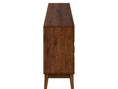 Sideboard With 4 Doors And Adjustable Shelves Low-poly 3D model