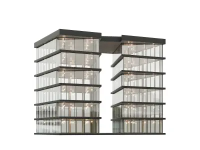 Office house building 9 3D model