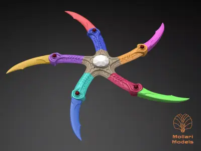 The ULTIMATE Krull Glaive II 3D print model