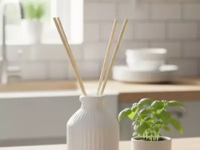 Modern Ribbed Vase Aroma Diffuser - Vase Mode Planter STL 3D print model