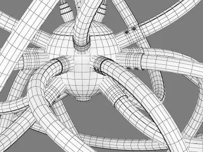 748164 Ciclone Lightstar Chandelier 3D model