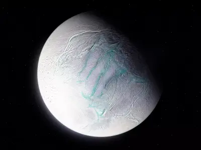 Photorealistic Enceladus Moon 16k Textures 3D model
