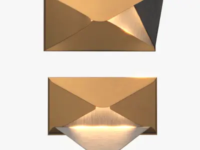 Corrispondenza Wall Light PBR 3D model