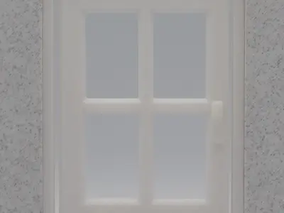 Functional Single window style 2 multi-color and multi-material  3D print model