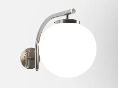 Bathroom Sconce with Light 3D model
