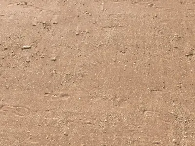 Sand Beach 01 vol 1 PBR Low-poly 3D model