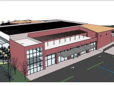 Wedding Hall Project Revit Model 3D model