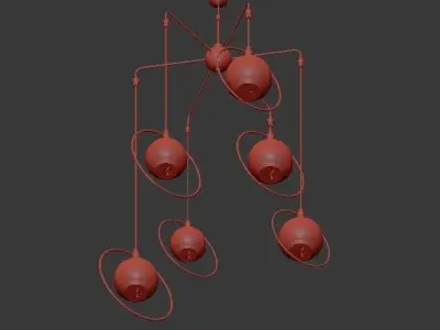 Moorsgate Multi Pendant 3D model