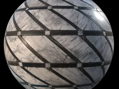 Geometric marble tiles material  Texture