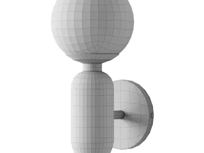 Aballs Wall Light Low-poly 3D model