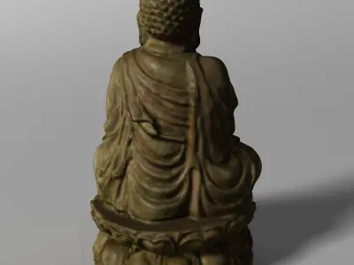 Buddah Statuette 3D model