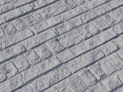 Rough Sandstone Brick Blocks PBR Texture Texture