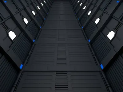 Sci Fi Corridor 3D model