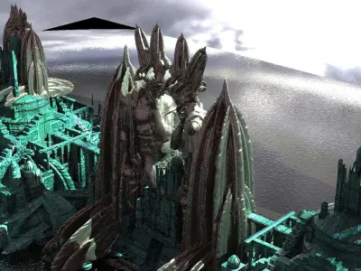 Celtic Gods Temples kit bash 1 3D model