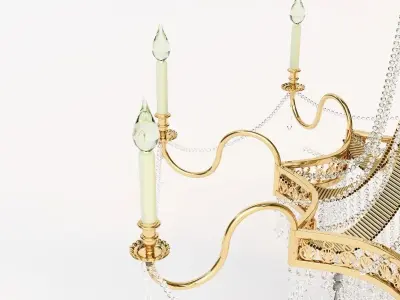 Classic Chandelier 3D model