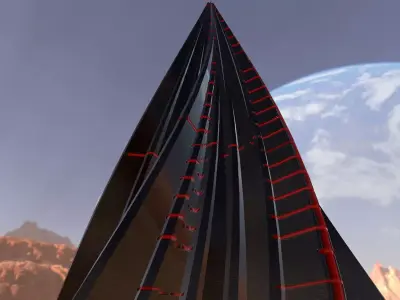 Alien Pyramid 3D model
