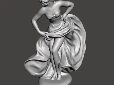 Dancing girl 3D print model