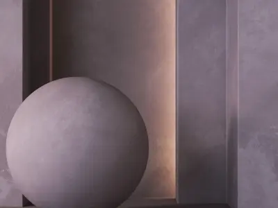 Decorative Plaster Wall Texture 4K - Seamless Texture