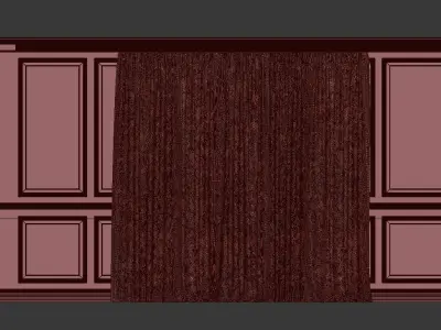 Curtain Set 232 3D model