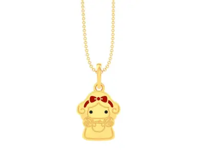 Kids Pendants 3dm STL OBJ FBX Renders Details 3D print model 10