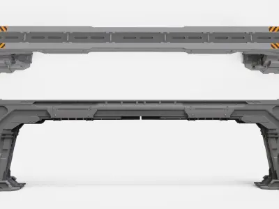 Sci Fi Modular Environment 10 3D model