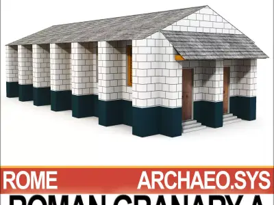 Roman Granary A 3D model