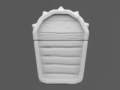 Pirate chest 3D print model