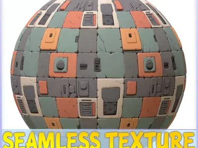 SciFi Seamless Texture Texture 23