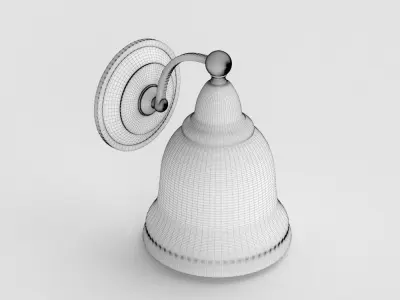 Filey One Light Bath Sconce 3D model