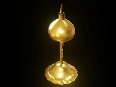 Modern Oil Lamp Free low-poly 3D model