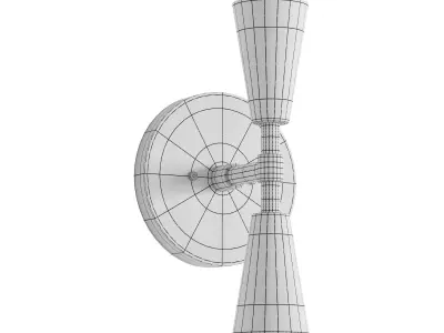 Modern Wall Sconce Light Low-poly 3D model