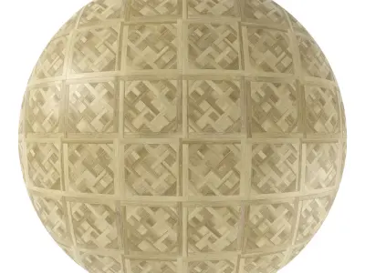 Parquet - Laminate - Wooden floor 4 in 1 3D model 38