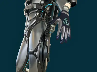 FUTURISTIC DIVER 3D model