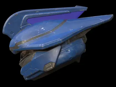 Sangheili helmet 3d print file 3D print model